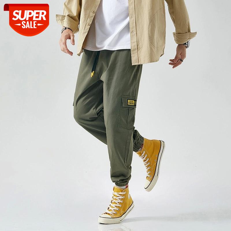 

HIP HOP Streetwear Sport 2020 Spring Autumn Harem Rock Cargo Men'S Pocket Pants Fashions Joggers Casual Skateboard Trousers #pd5k, Black