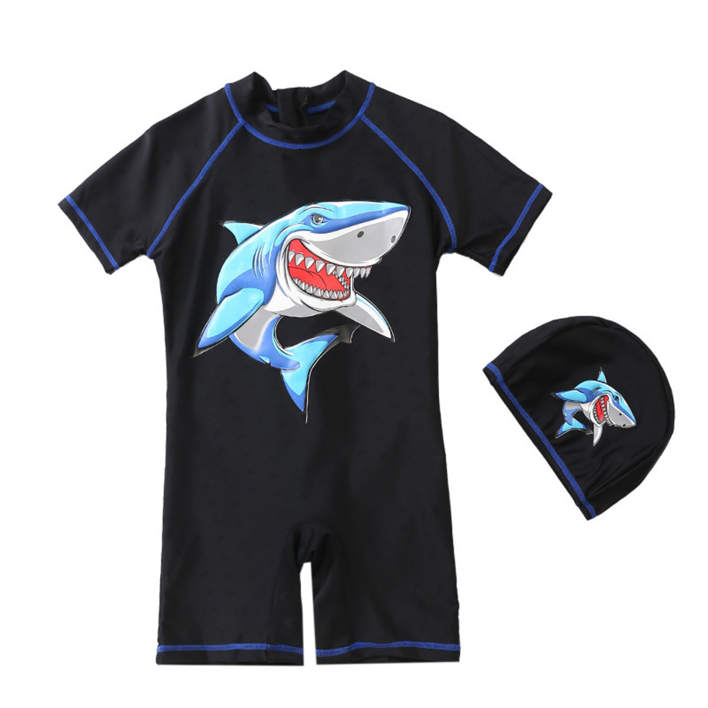 

Children's Swimsuit Boys' suit boys' one-piece swimsuit for children, Blue