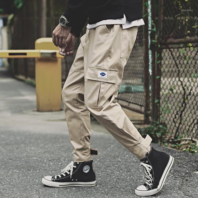 

Men's Pants 2021 Mens Joggers Casual Hip Hop Men Streetwear Fashion Trousers Sweatpants Man Track, Black