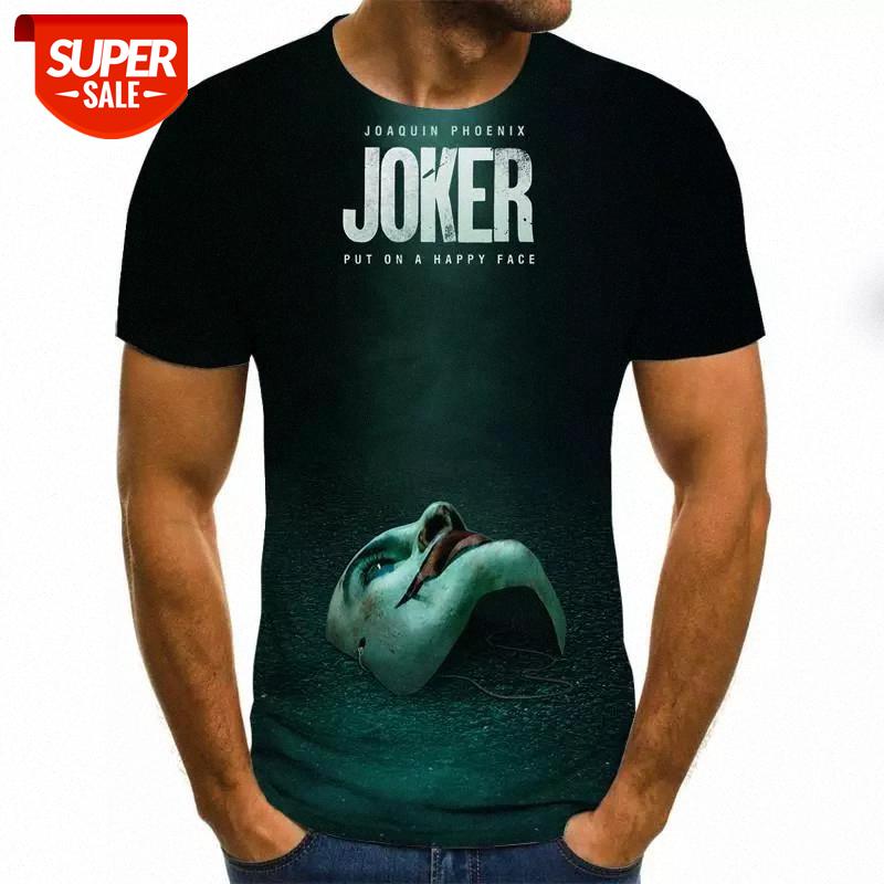 

Designer Hot Sale Clown T Shirt Men/Women Joker Face 3D Printed Terror Fashion T-shirts Size Xxs-6Xl #3Z8f, White;black