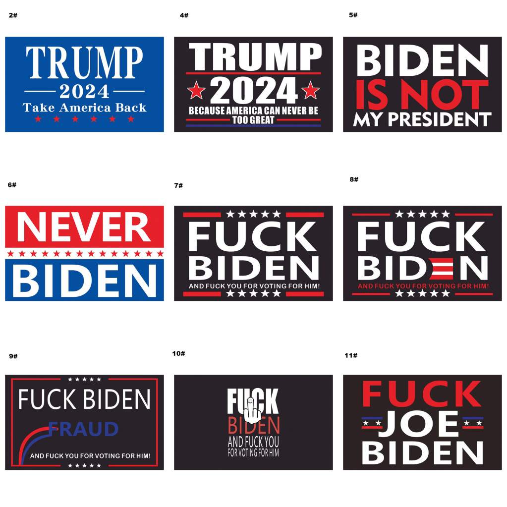 

US Stock 2024 Election Trump Flags 90*150cm Polyester Printed Trump Flag Keep America Great Again President Campaign Banner DHL Ship FY6027