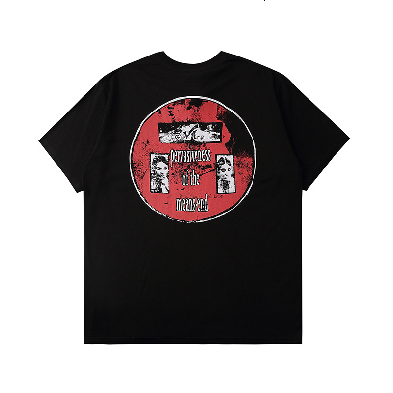 

2021 New 20ss t Shirt Men Women Oversize 1:1 High Quality Means-end Cyber Print Cav Empt Top Tee Kanye West T-shirts C16y, Black4