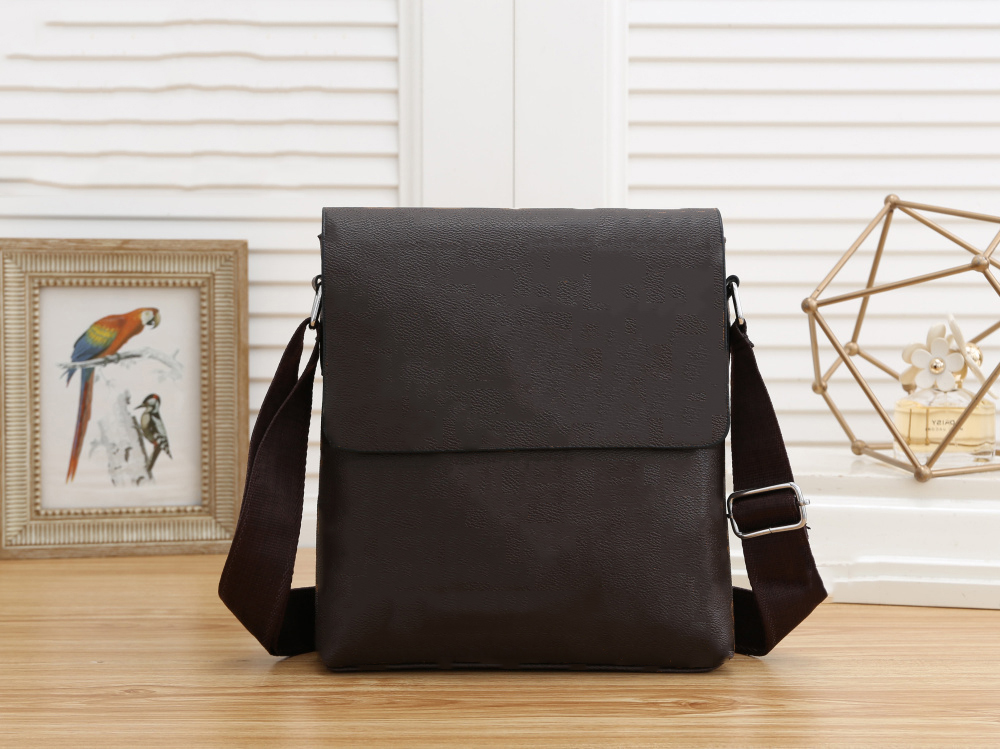 

Mens Briefcase Business Bags Casual Business PU Leather Mens Messenger Bag Vintage Men Crossbody Bag Cross body Black Brown Shoulder Bags