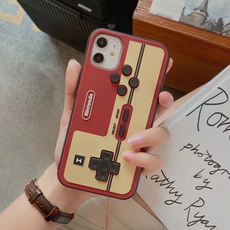 

3D stereoscopic silica gel phone cases for iphone 13/13promax 13pro Game design 12 12promax 11 11pro x xsmax 7/8plus xr xs 11promax covers, Black