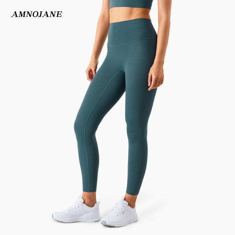 

High Waist Leggings With Pockets Sport Legging Push Up Tights Women For Gym One-piece Tailoring Seamless Fitness Yoga Set Pants, Deep jade