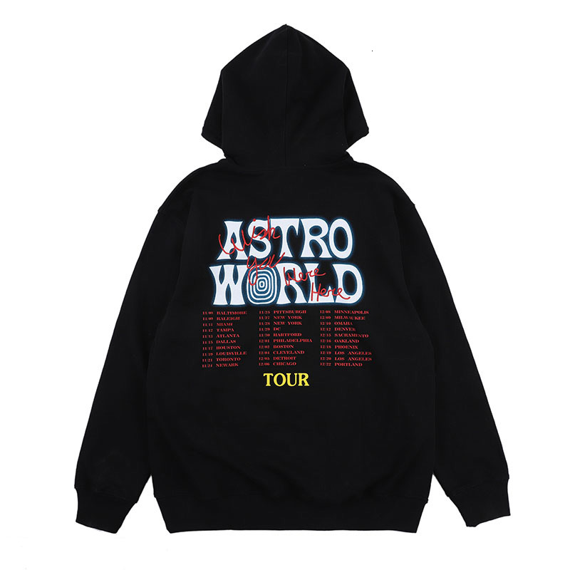 

2021 New 20ss Astro Xxxtentacion Mundo Carta Bordado Camisola Homens e Mulheres Casuais Solta Hoodies Hip Hop Coisas Estranhas Com Capuz 27j, Pic color1