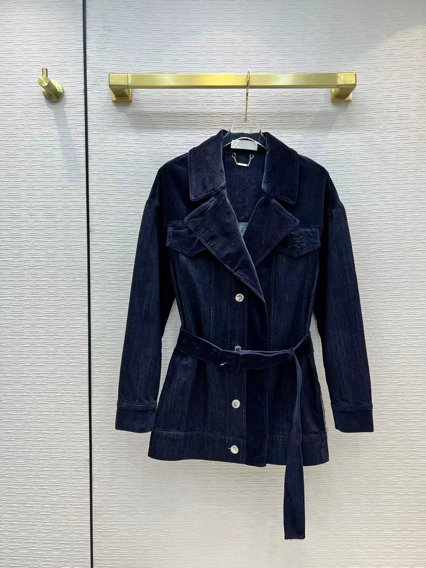 

Milan Runway Jackets 2022 Spring Autumn Winter Lapel Neck Long Sleeve Panelled Women' Designer Sweaters Brand Same Style Outerwear 1229-3, Picture color