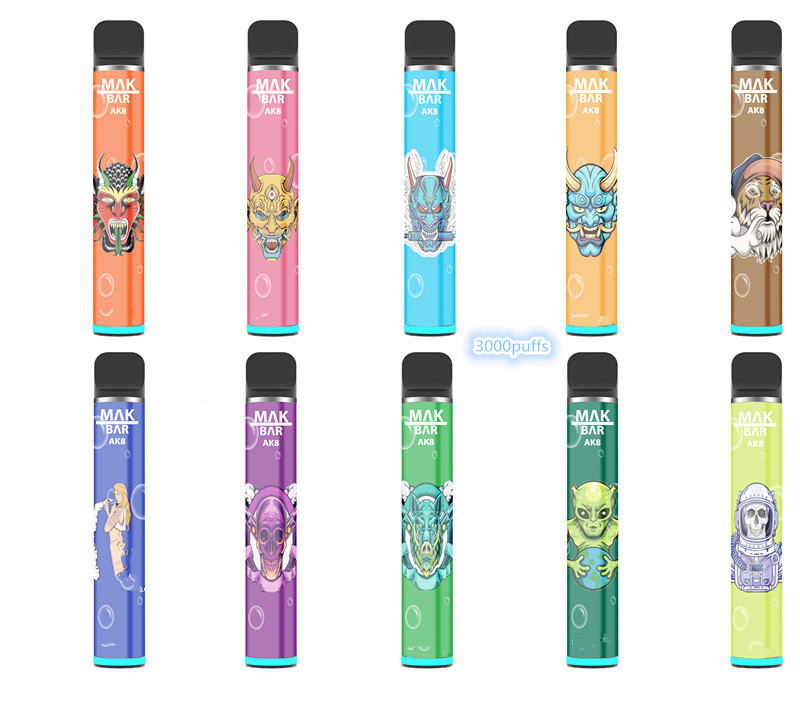 

3000 Puffs 1200mAh Bang XXL Disposable Vape Pen Electronic Cigarette E Vapor Pod XXtra Puff MAKvape Vaporizer OEM