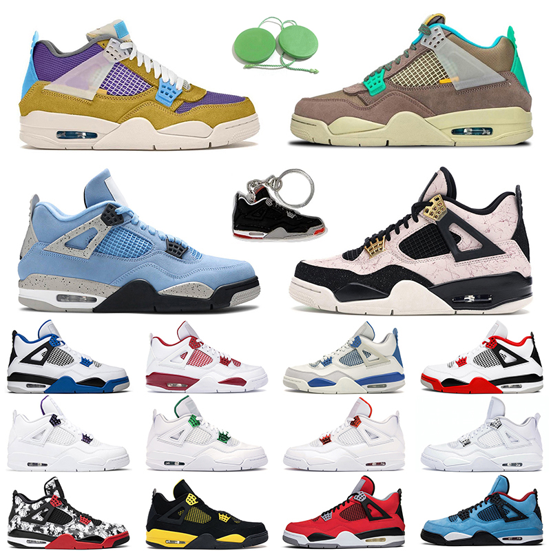 

4 Silt Red men women Basketball Shoes White Oreo University Blue Thunder 4s Black Cat Green Glow mens trainer