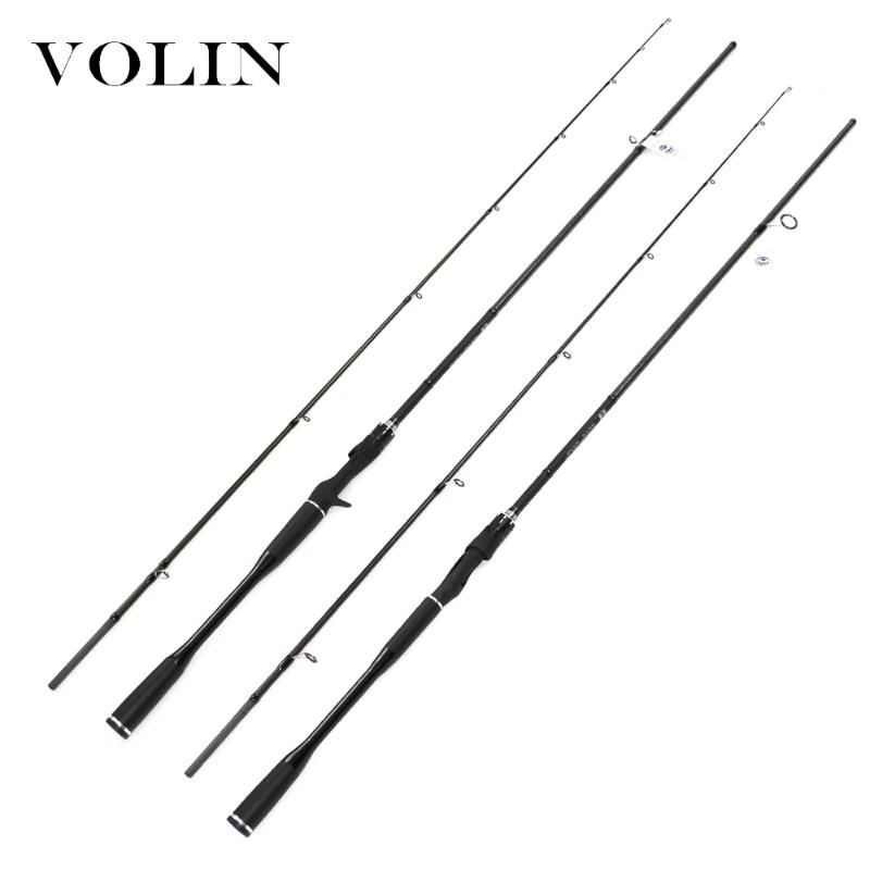 

Boat Fishing Rods VOLIN Leiqiang Spinning Rod 1.98m 2.1m 2.4m FUJI Guide Ring X-fast ActionCasting Carbon Fiber Handle 7-28g M 10-20lb
