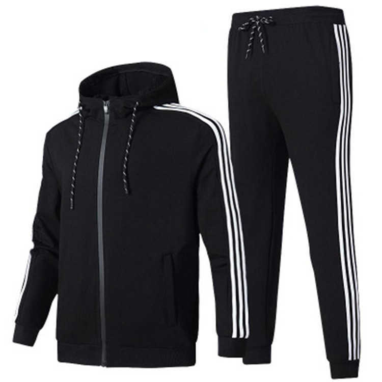 

Four seasons 2020 new sports leisure suit hooded cardigan zipper sportswear, Red
