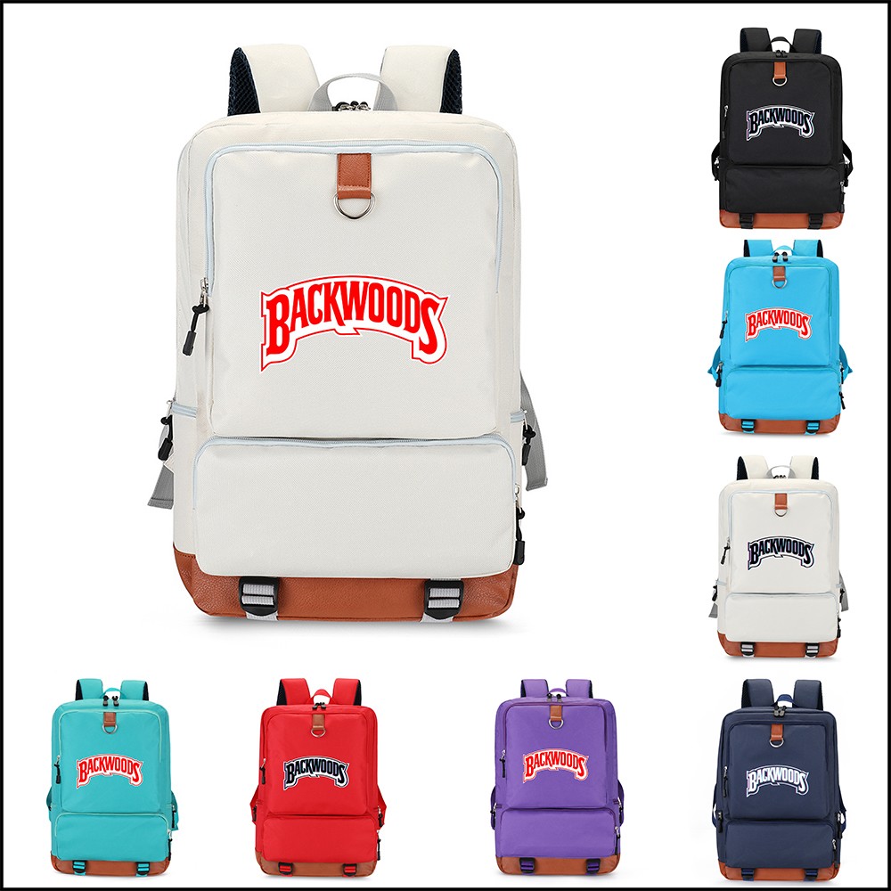 

Backwoods Smoking Backpack for Men Boys Cigar Laptop Shoulder Travel Bags