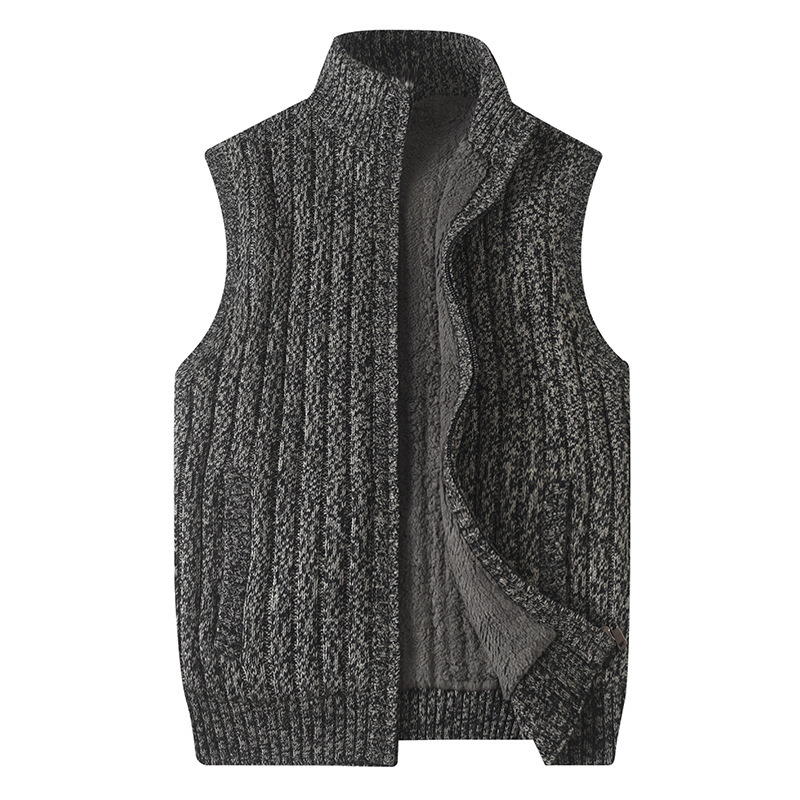 

2021 New Casual Male Sweater-neck Sweater Fine Autumn Winter Roll-up Sleeveless Men's Shirt Shirts Pull Homme Plus Szie 6xl T9yh, Gray