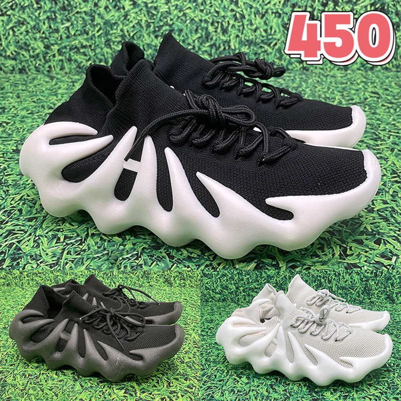 

Men 450 Running Shoes top quality cloud white black dark slate university blue women Sneakers fashion luxury mens trainers US 5-11.5, Bubble wrap packaging