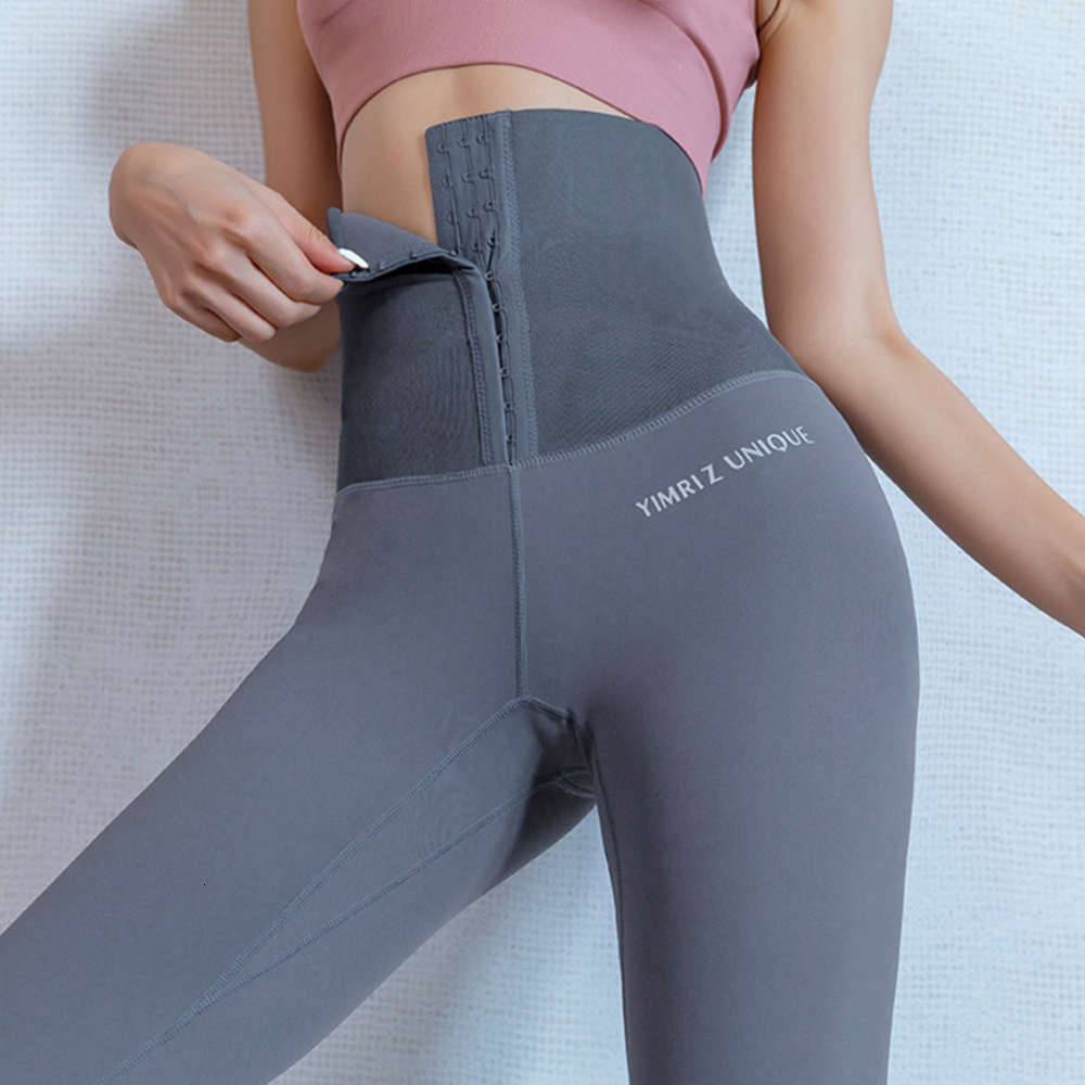 

Shrink Abdomen High Waisted Yoga Pants Workout Leggings Sports Women Fitness Gym Leggings Running Training Tights Activewear 122402, Black