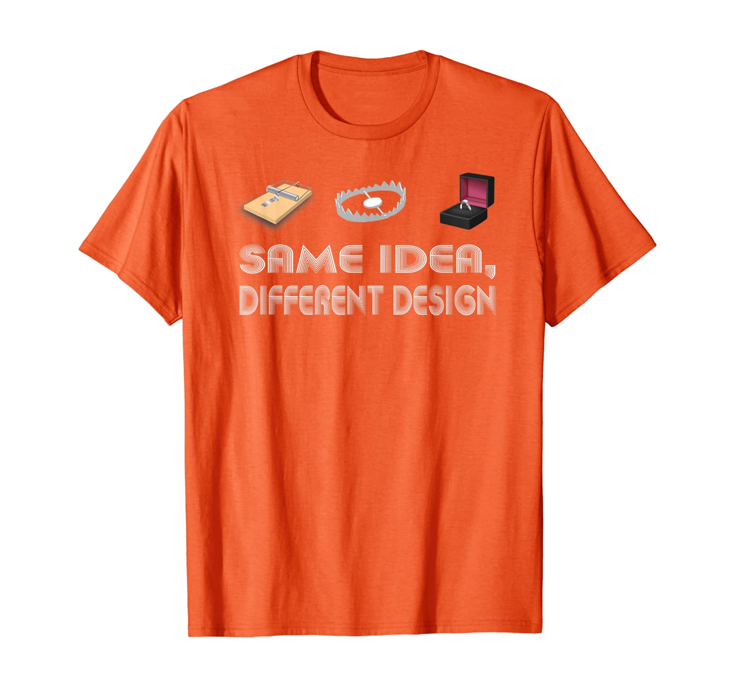 

Marriage Wedding - Same Idea, Different Design T-Shirt, White;black