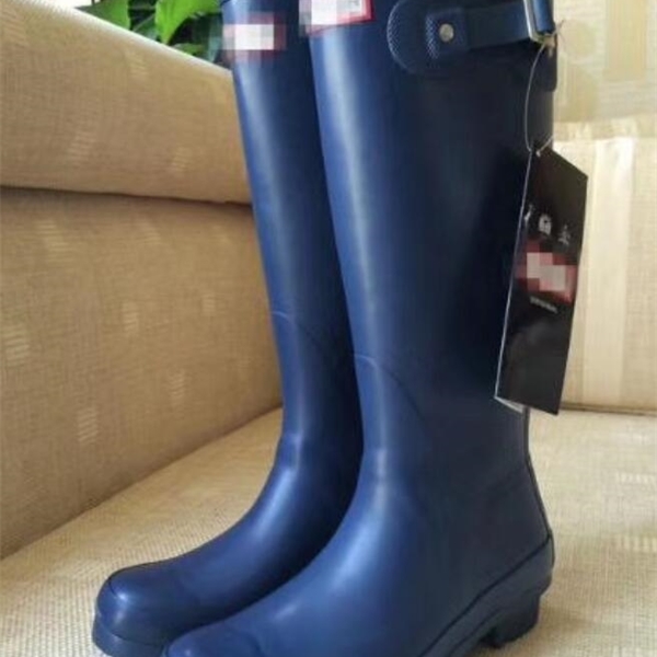 

Rain Rubber Rainboots Boots for Women British Classic Waterproof Rainboots Ladies Wellies Wellington Matte Boot Rain boots C0309, Black
