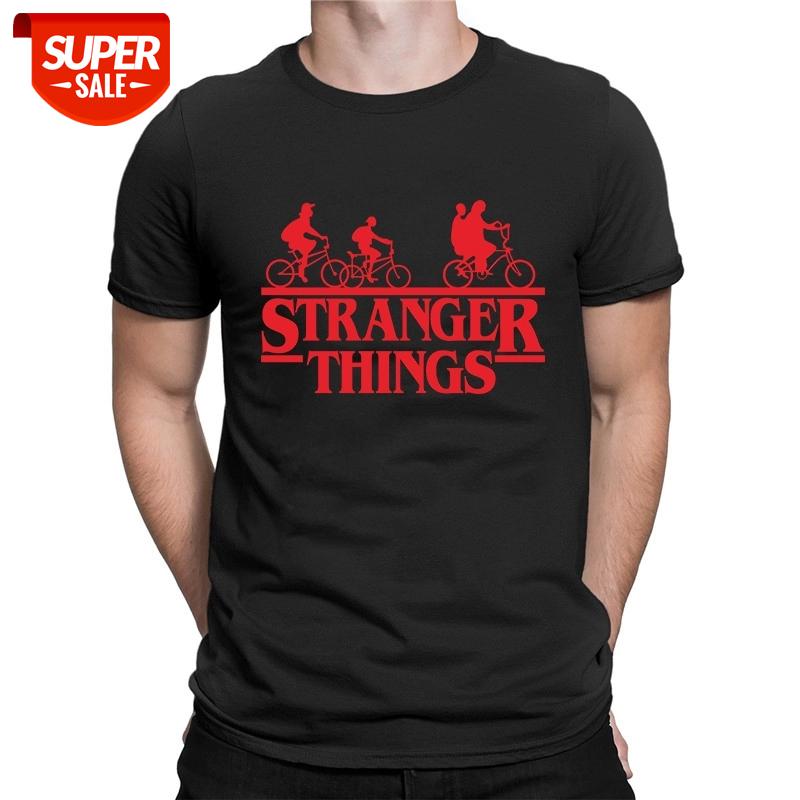 

Stranger Things T Shirt Men Funny Design High Quality Cotton Short Sleeve Tees Tops 100% Cotton Casual Clothes Cool Streetwear #iB6N, White;black