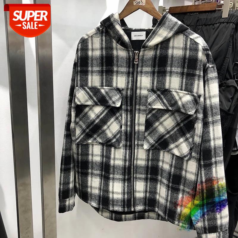 

Striped Askyurself Hoodie Hooded Men Women 1:1 Best Quality Zipper Askyurself Pullover Sweatshirts #ia24, Black