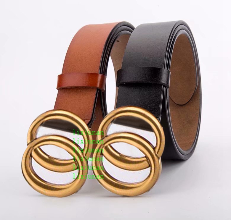 

2020 Luxury fashion brand belts for mens belt designer belt top quality pure copper buckle bets leather male chastity belt 125cm A16, Gold