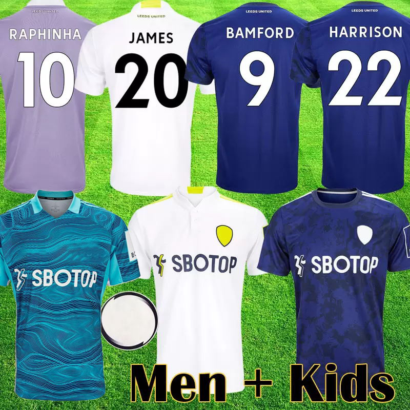 

Leeds Soccer Jersey 2021 2022 United RAPHINHA PHILLIPS BAMFORD 21 22 Adults Top Football Shirt Goalkeeper RODRIGO ROBERTS JAMES HARRISON LLORENTE Men Kids Kit, Colour 8