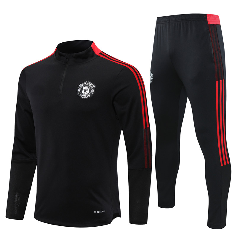 

21 22 Athletico manchester training suit men Lukaku RASHFORD football jacket sportswear blue foot jogging POGBA United Soccer Tracksuit