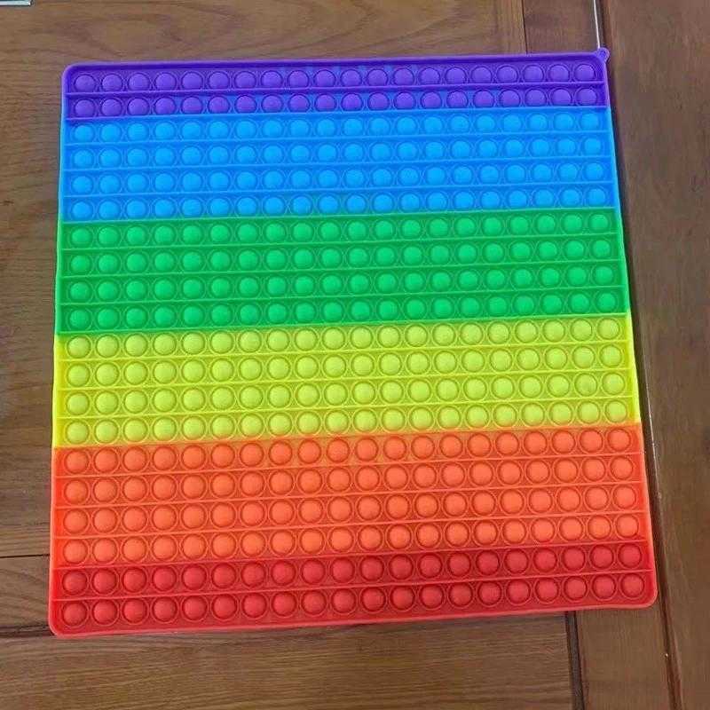 

Party Favor Large Ping Sound 50cm Super Big Size It Push Bubble Autism Needs Squishy Stress Reliever Adult Kid Funny Anti-Stress Fidget Toy Christmas