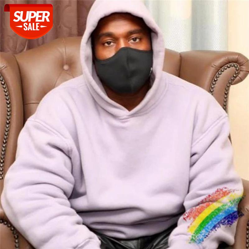 

Light Purple Season 6 Hoodie Solid Men Women Autumn Winter Kanye West Hoodies Inside Velvet Tag Label Pullovers 1:1 Sweatshirts #1f6u, Black