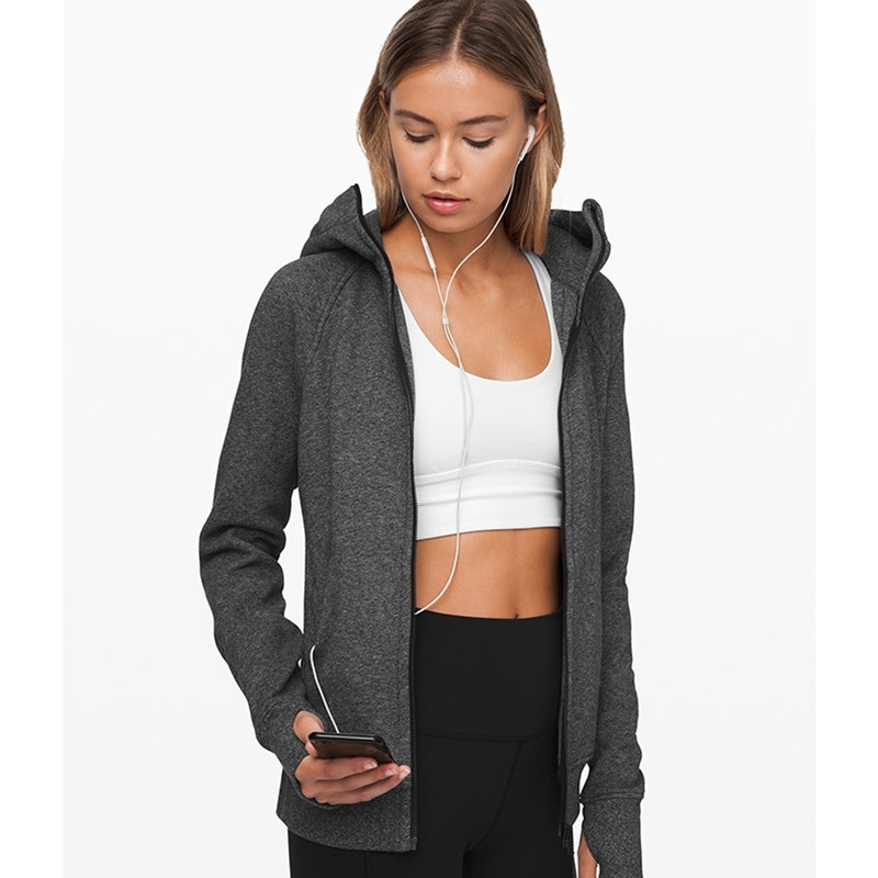 

Lugolu same Yoga Women's sports running fitness zipper cardigan Fleece Jacket warm autumn and winter2021