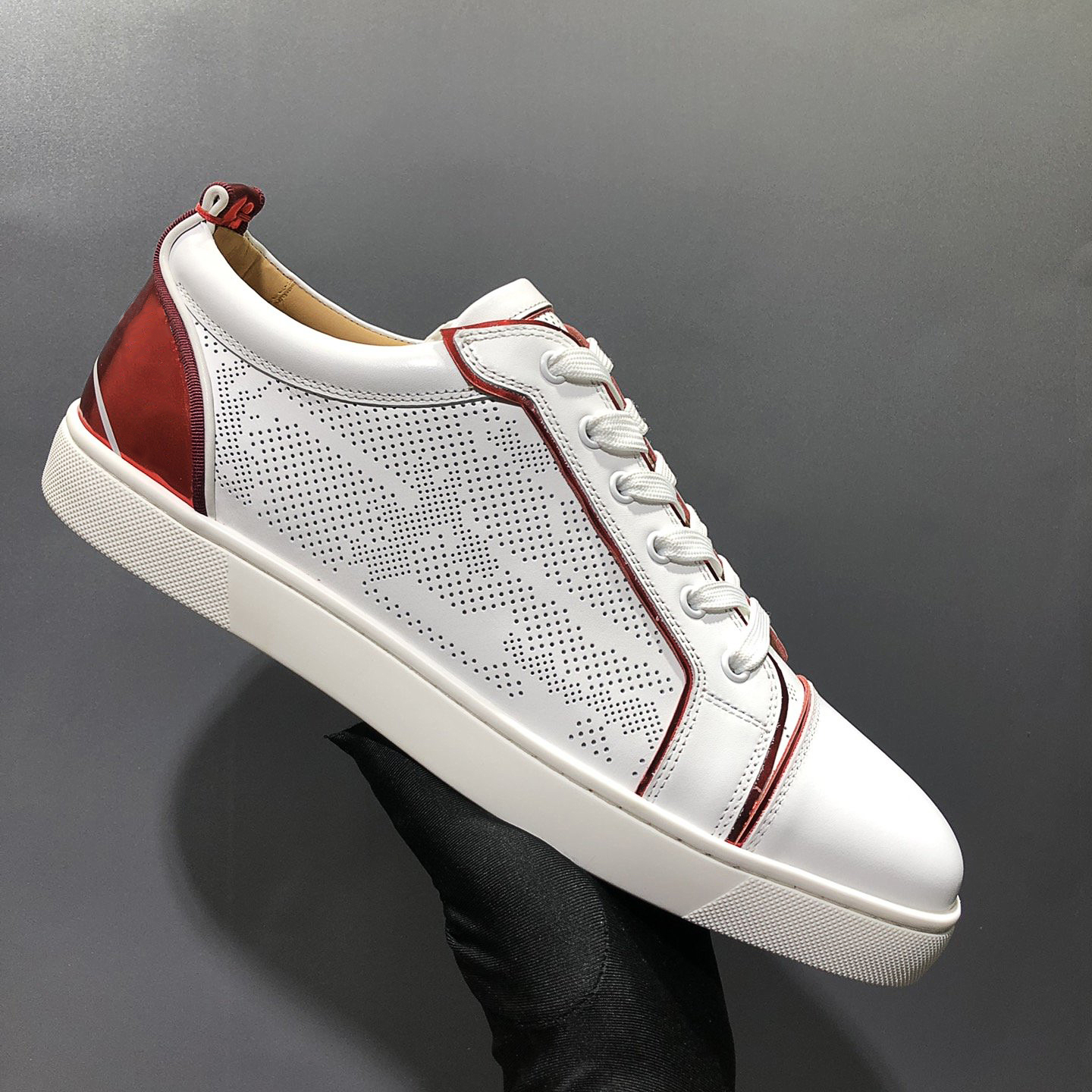 

Fashion Luxury Trend Casual Shoes Platform Blue Trainer Mens Womens Sneakers Skin 3M Sneakers True Leather Chaussures High Quality With Box K05, As picture 1