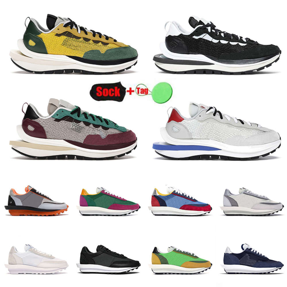

High Quality 20ss Sacaix Waffle LDV Vaporwaffle sport Running Shoes Blazer Pure Platinum Royal Red Green Gusto Summit White Off Trainers Sneakers, Box