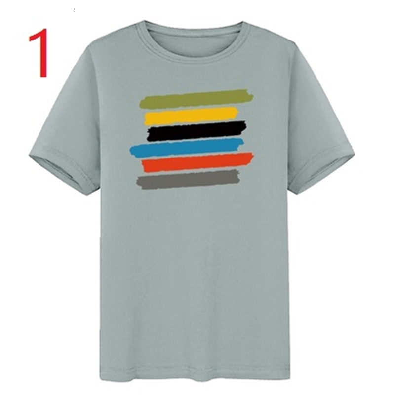 

2021 New Summer Short Men's Youth Trends Half Sleeve T-shirt Couples Bottoming Shirts Cool Breathable Clothes Pwxj