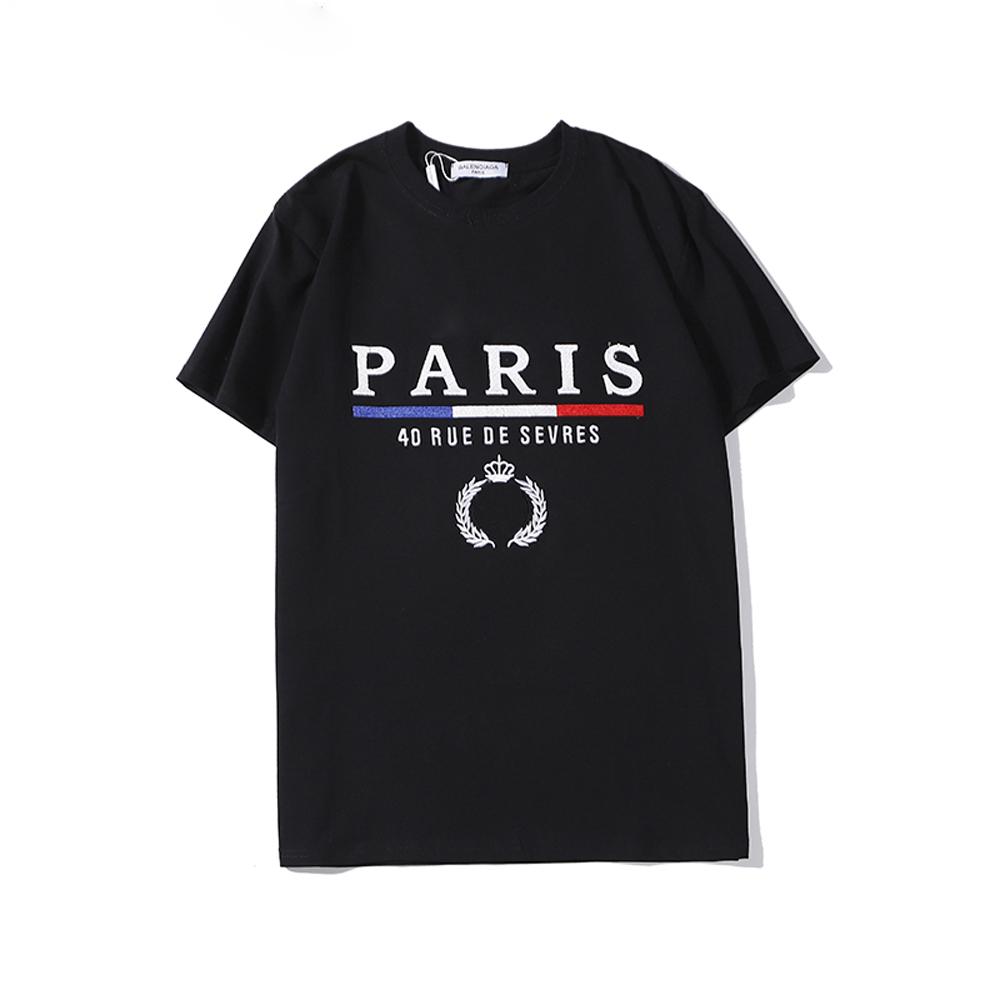 

21SS Female Mens Women Pari T Shirt channel champ Hoodie amir Jeans jackets mcqueen guci Tees Shirts Top adid shoes jorda jersey 15, White;black