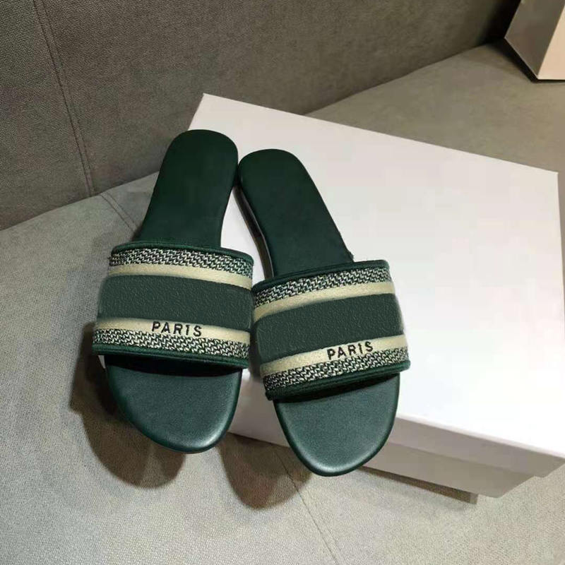 

8 2022 newSlides Womens Ladies box Slippers Embroidery Beach Sandal Summer with Paris Sandals Fahsion prints Flip FlopsDesigner luxury, #22