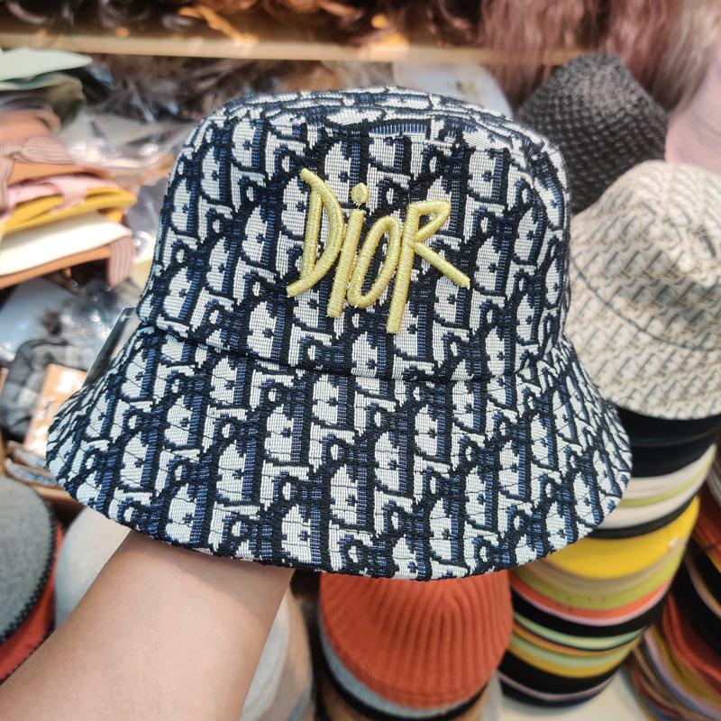 

d pictorial retro wind basin hat letter men and women bucket hat fisherman, Blue;gray