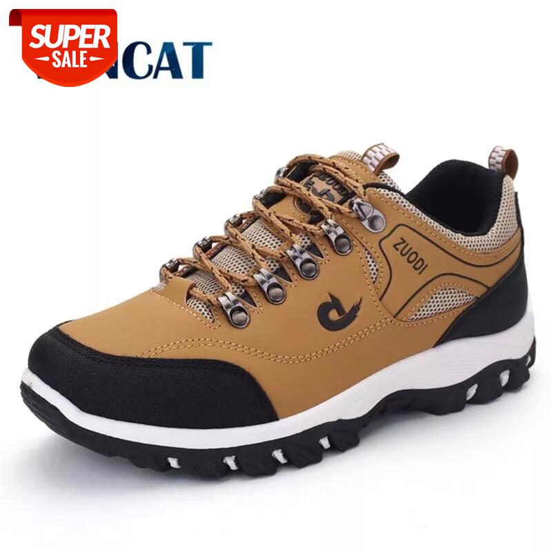 

2020 New Brand Fashion Outdoors Sneakers Waterproof Men's shoes Men Combat Desert Casual Shoes Zapatos Hombre Big Size 39-48 #Ps7a