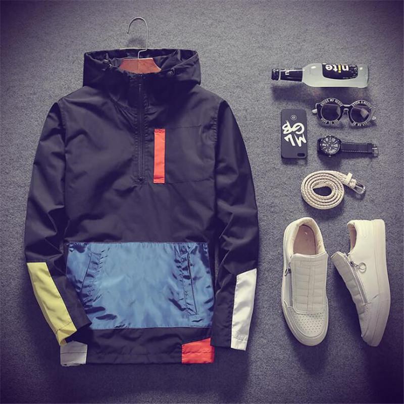

Men's Jackets Windbreaker Jacket Men 2021 Spring Fashion Men/Women Hooded Casual Male Coat Thin Outwear Clothes, Gray