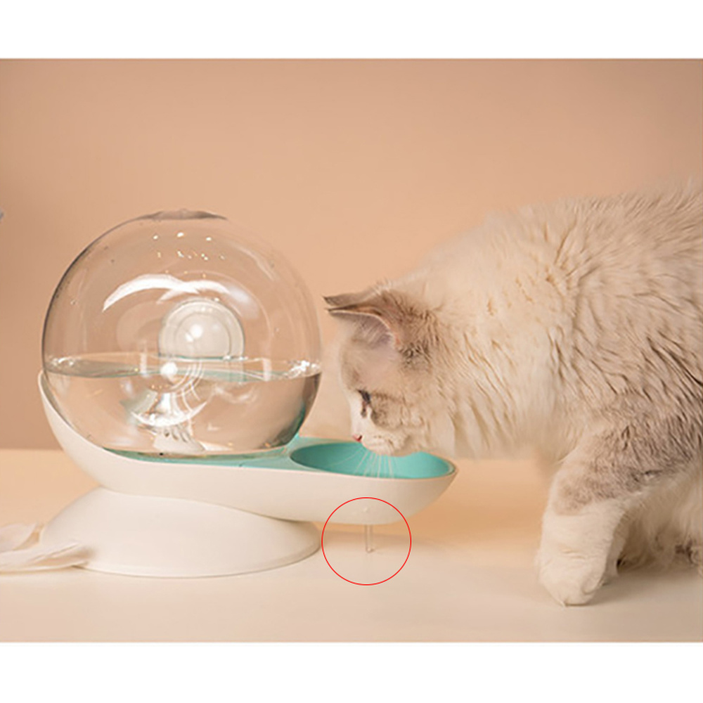 

Snails Bubble Automatic Cat Water Bowl Fountain For Pets Water Dispenser Large Drinking Bowl Cat Drink No Electricity