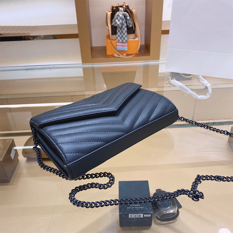 

2021 Genuine Leather Handbag Women New Chain Bag Women Luxurys Fashion Designers Bags Ladies Clutch Classic Hot Sale Ladies Diagonal Bag
