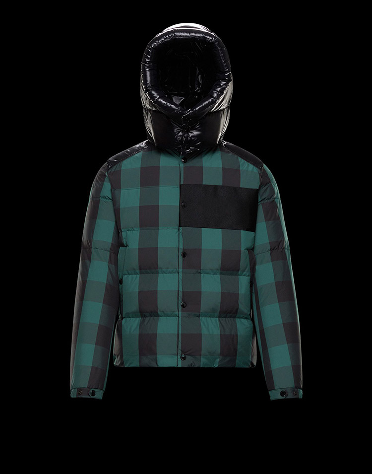 

Men' Plaid Nylon Elastic Drawstring Down Jacket, xqnm724 41, Postage