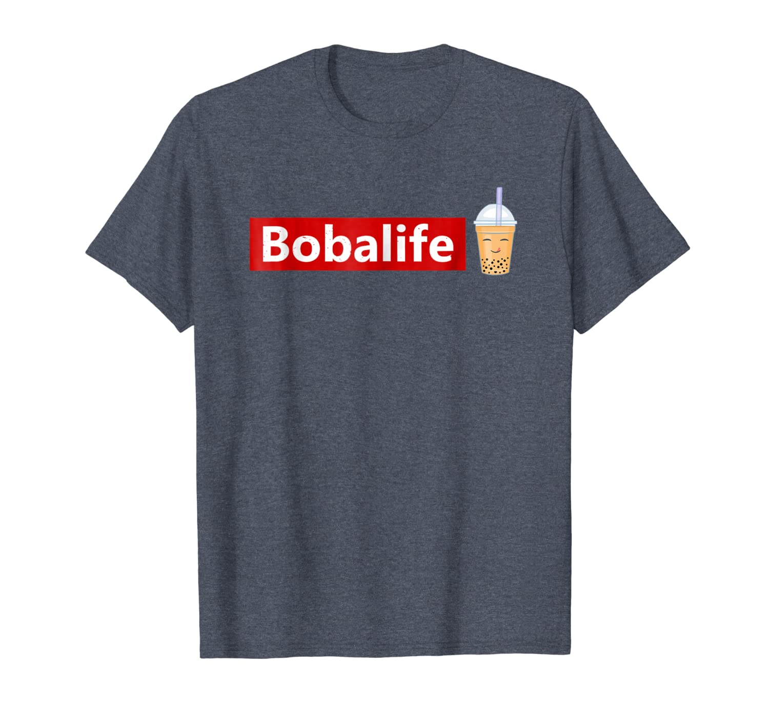 

boba life bubble tea boba tea lover drinker shirt, White;black
