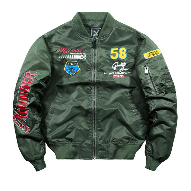 

2021 New Winter Man 100th Space Shuttle Mission Ma1 Bomber Hiphop Us Air Force Pilot Flight College Jacket for Men Basebal 6k7l, Black