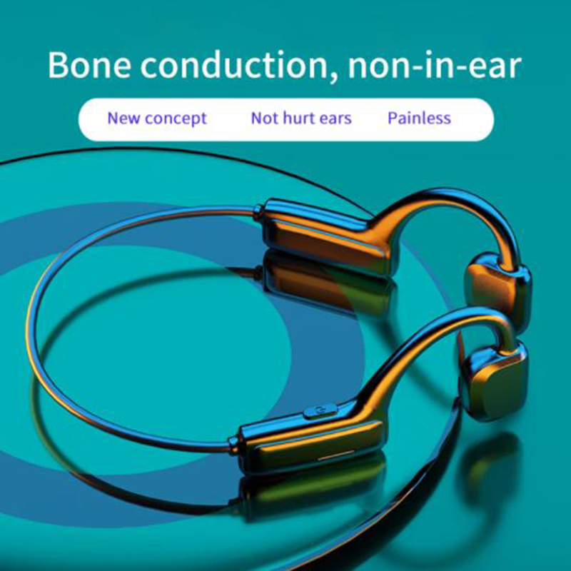 

G1 Bone Conduction Earphones Wireless Bluetooth 5.1 Headphones Outdoor Sports Stereo Earbuds Headset With Mic For Android Ios