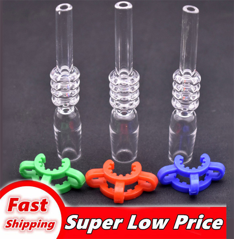 

Quartz Collector Tip Quartz Nail 10mm 14mm 18mm Inverted Quartz tips For Glass Collector bong with Keck Clip