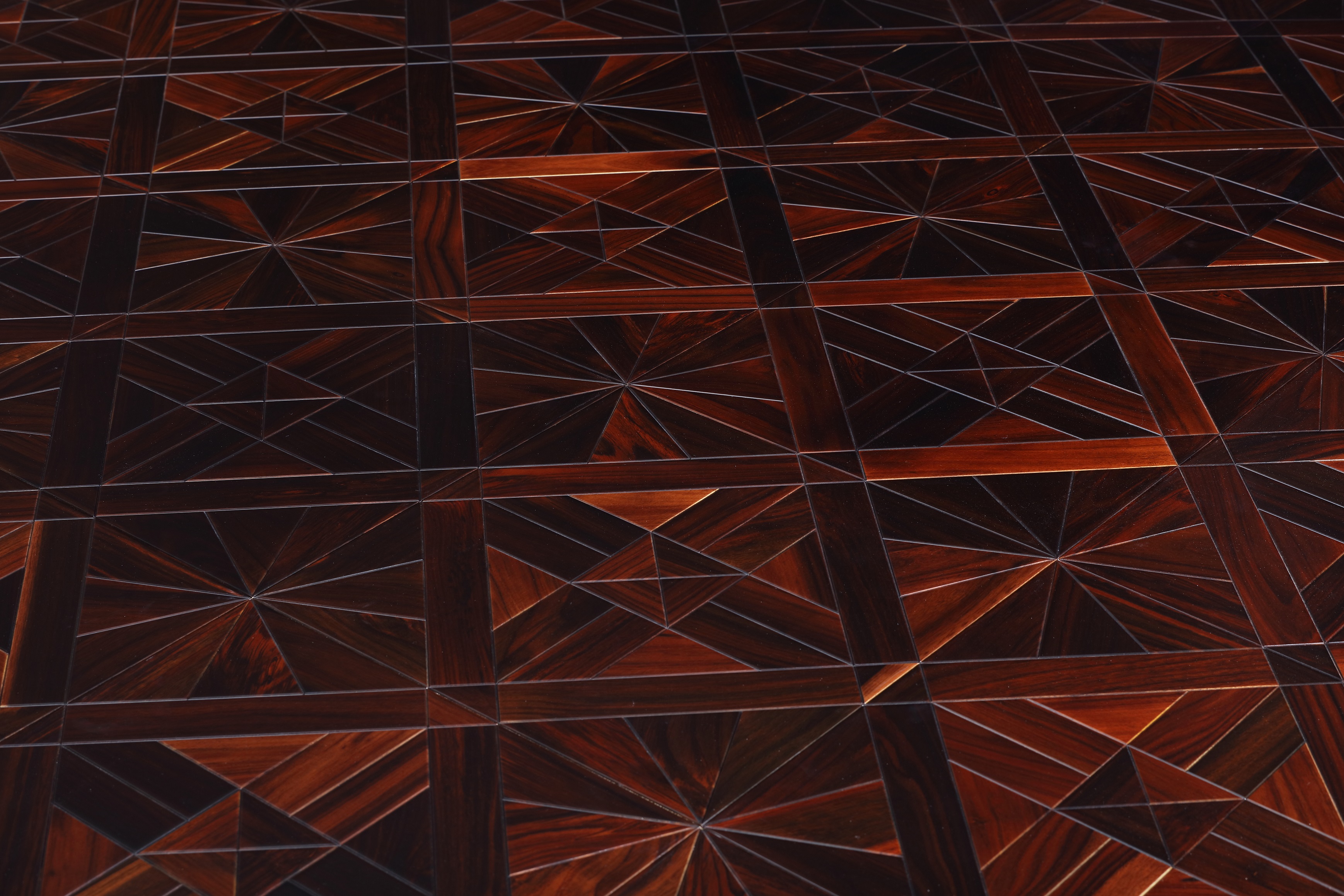 Black Rosewood Wood flooring Livingroom wall decal timber parquet tile wallpaper effect finished high-end marquetry interior decoration art house-image-404066221