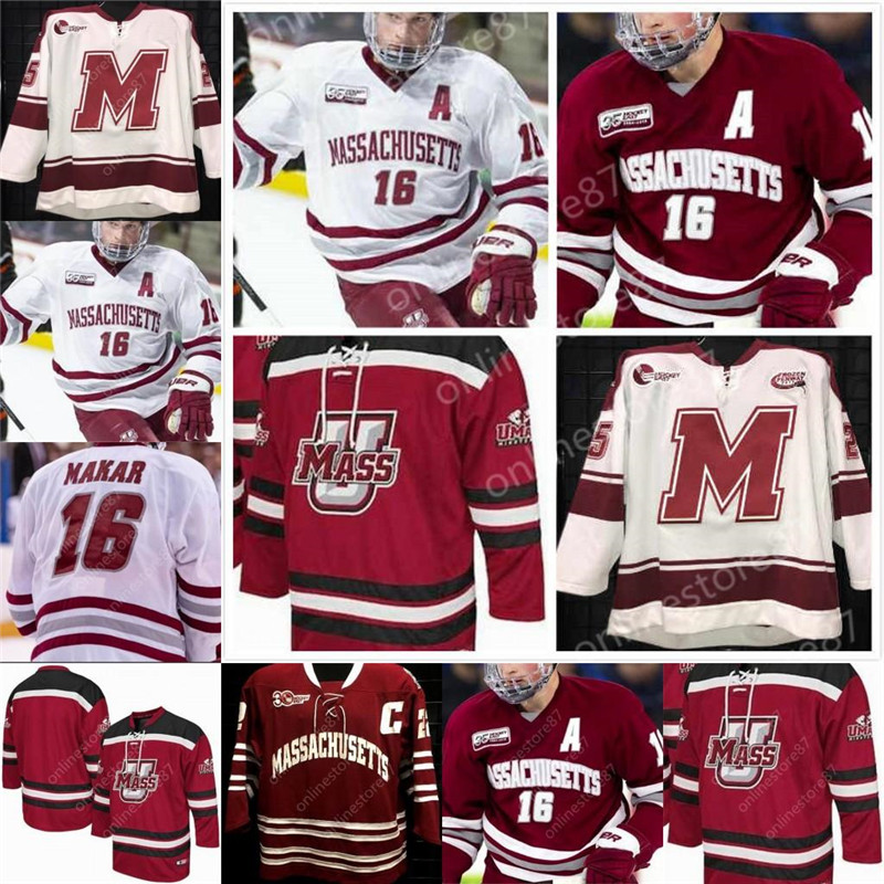 

16 Mario Ferraro Cale Makar Jersey 5 Brett Boeing 22 Jacob Pritchard 15 Umass Massachusetts14 Jake McLaughlin 27 Marco Bozzo Jerseys, Mens red i