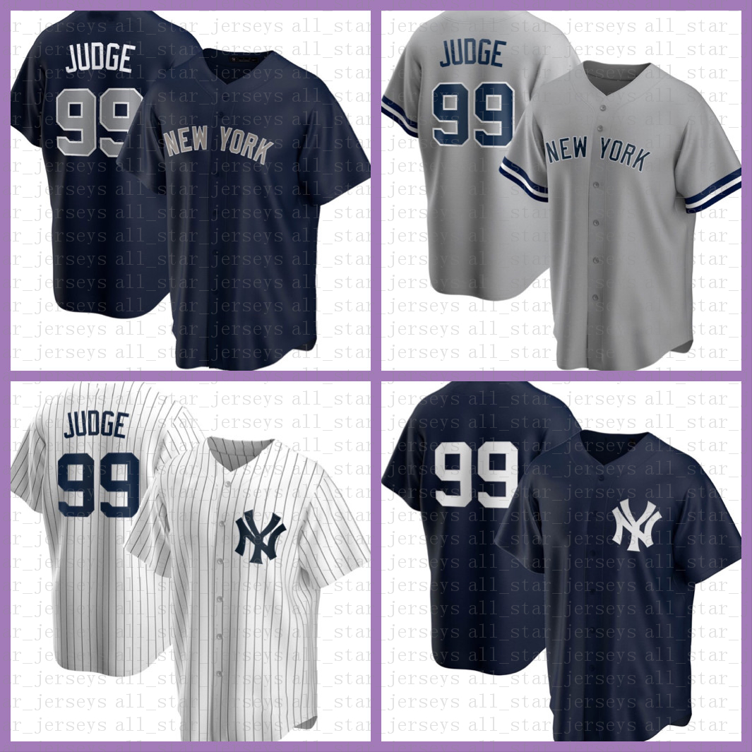 

New Custom York Baseball Jersey Yankee 99 Aaron Judge Derek Jeter Gerrit Cole DJ LeMahieu Gleyber Torres Don Mattingly Didi Gregorius, Blue;black