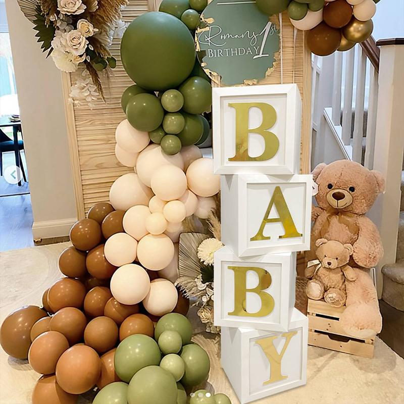 

Other Event & Party Supplies Alphabet Custom Transparent Box Baby Shower Boy Girl Wedding 1st Birthday Decoration Kids BabyShower Balloon