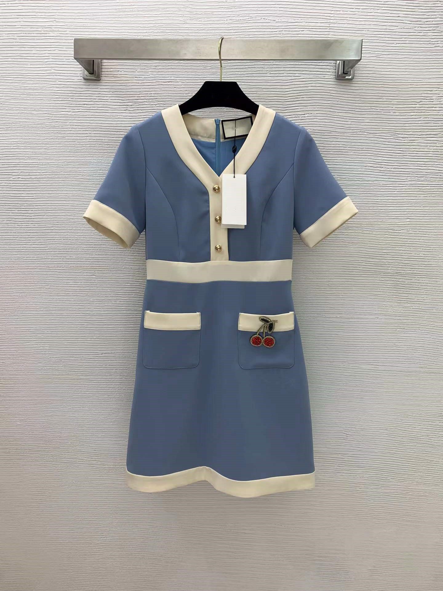 

Milan Runway dresses 2022 Spring Summer O Neck Print take a holiday Women' Designer Dress Brand Same Style Clothing 0314-7, Pink