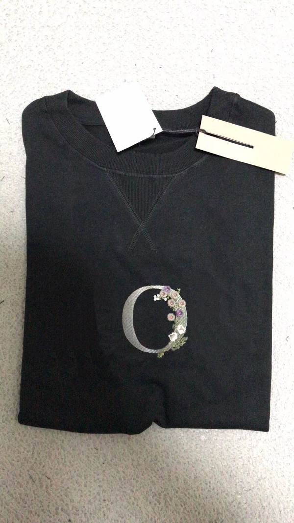 

2020SS flower italy paris T-Shirts Summer Straight Fashion White Men Women Tees Cotton Man Cheap Apparel 310, Black